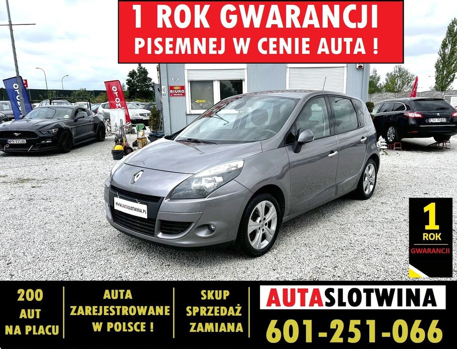 Renault Scenic 1 ROK GWARANCJI W CENIE AUTA, Zamiana, 1,4 Benzyna ! Nowy Rozrząd*