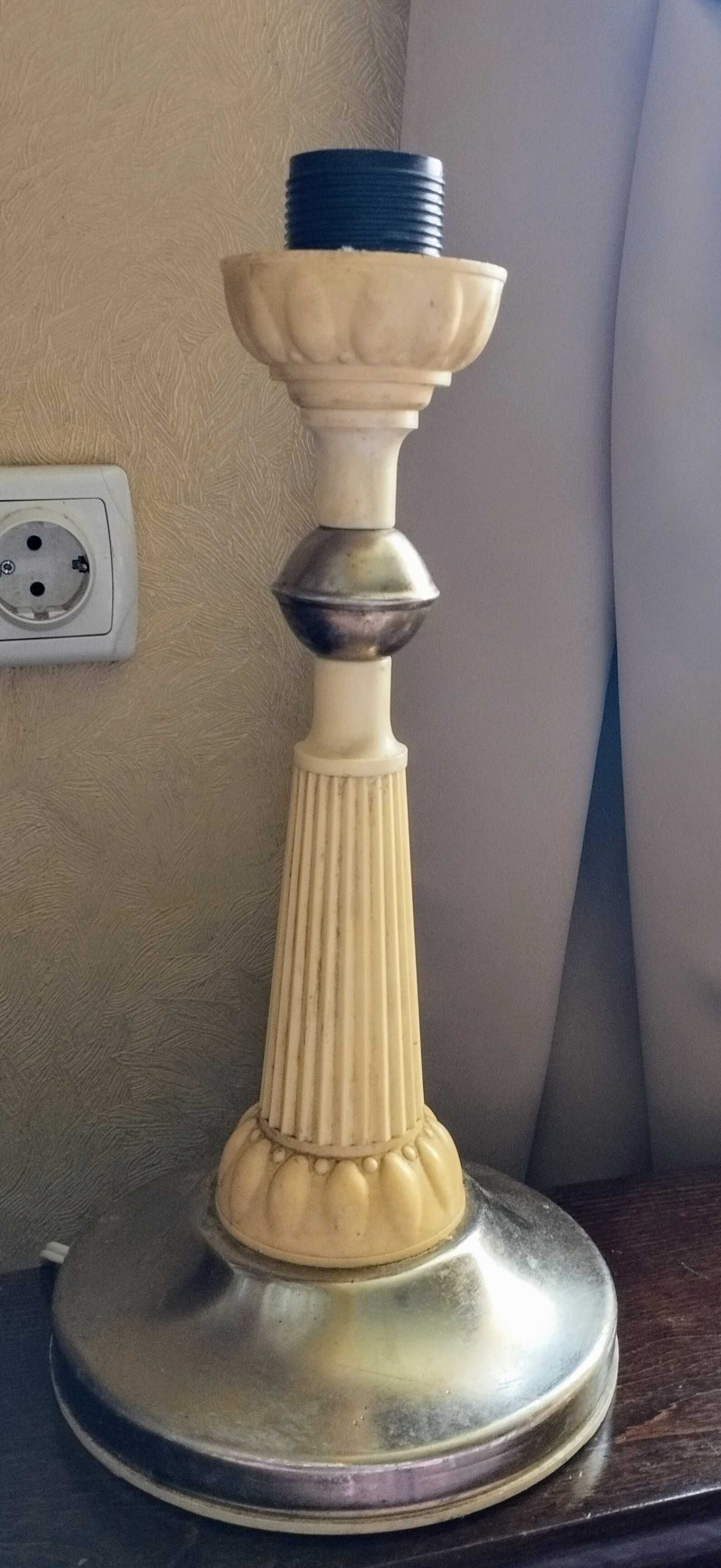 Лампа настільна настольная радянська ссср вінтаж важка