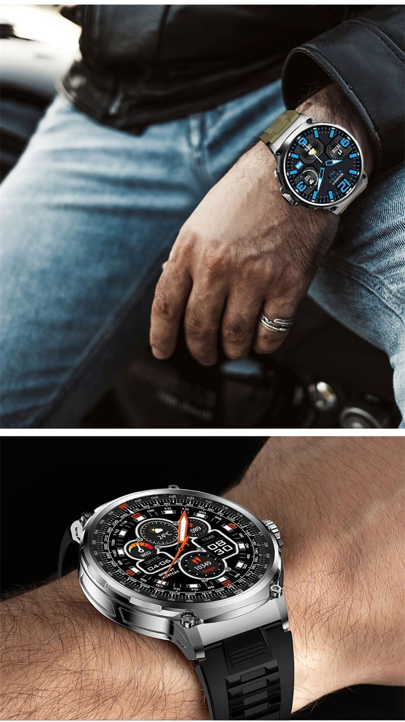 Smartwatch Amoled 1,85 cala duża bateria