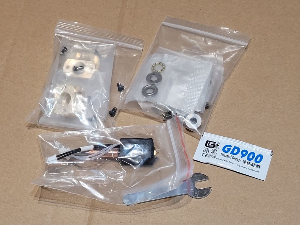 Anycubic Kobra 3 FDM Nowa+ 1KG PLA,Mosiężne łączniki, łożyska, hotend