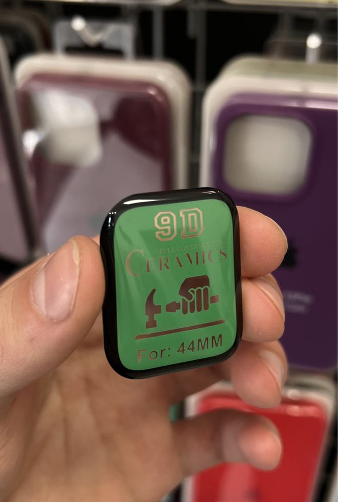 Защитное противоударное стекло ceramic Apple Watch