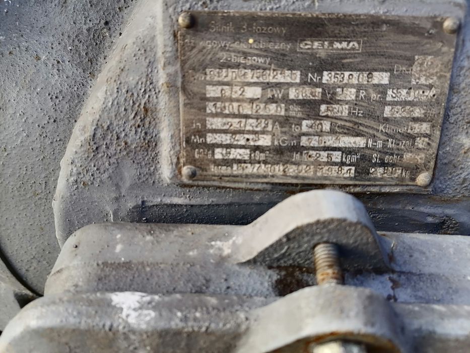 silnik dźwigowy celma 8/2 kW wyciąg przekładnia dźwig elektryczny