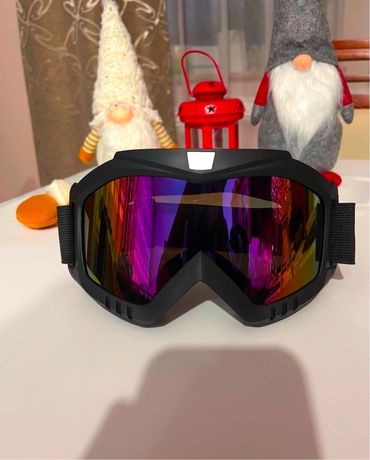 Okulary narciarskie gogle google chrome UV400 nowe damskie meske