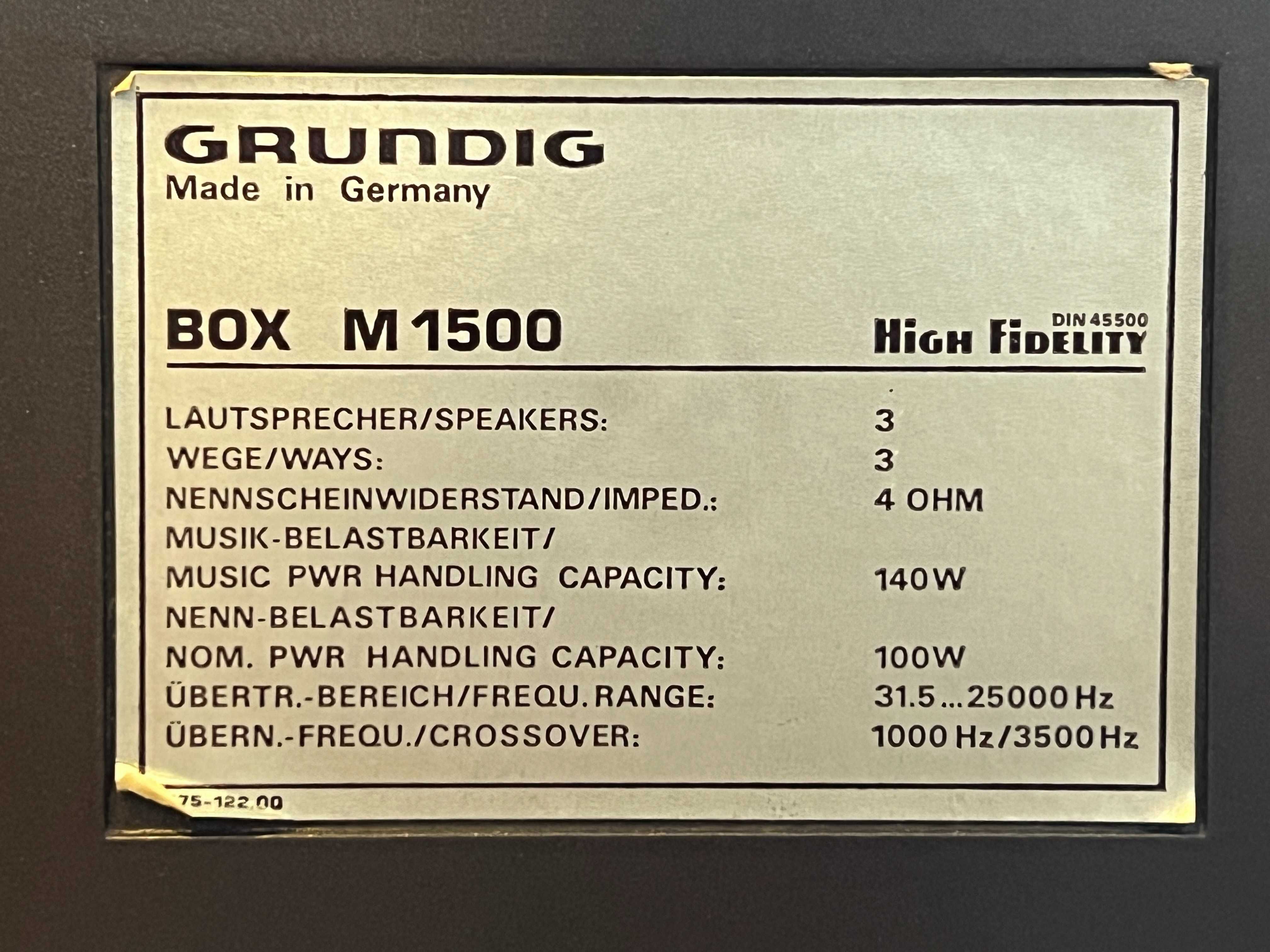 Kolumny Grundig Box M1500 monitory podłogowe, Audio Room