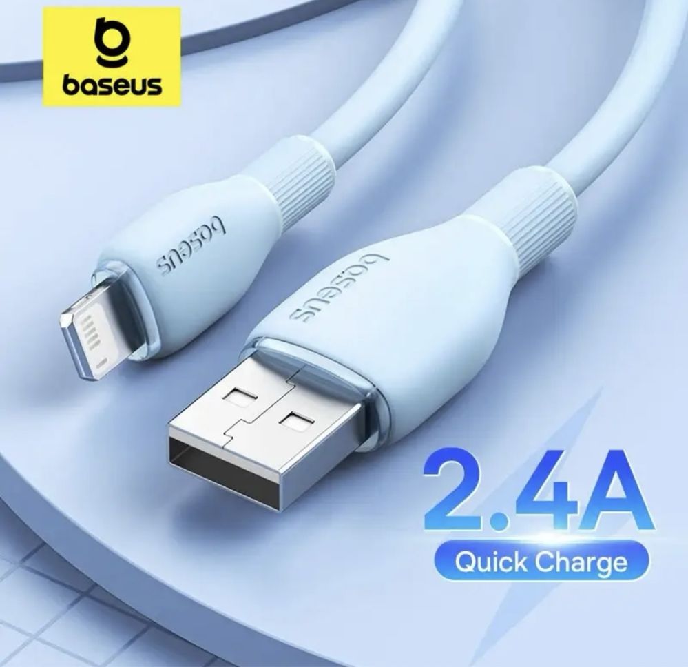 USB-кабель Baseus TPE 2.4A на айфон