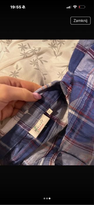 Koszula damska w krate granatowa bexleys 52