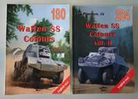 Militaria nr 180 i 284 (Tank Power) - Waffen SS Colours I/II, Ledwoch