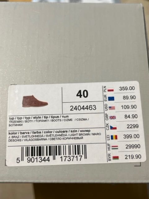 Trzewiki męskie zamszowe brązowe 40