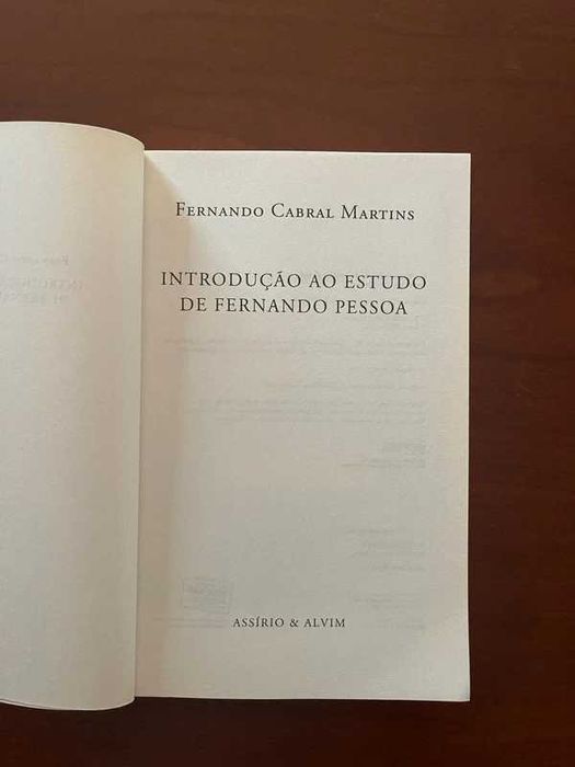 Introdução ao Estudo de Fernando Pessoa