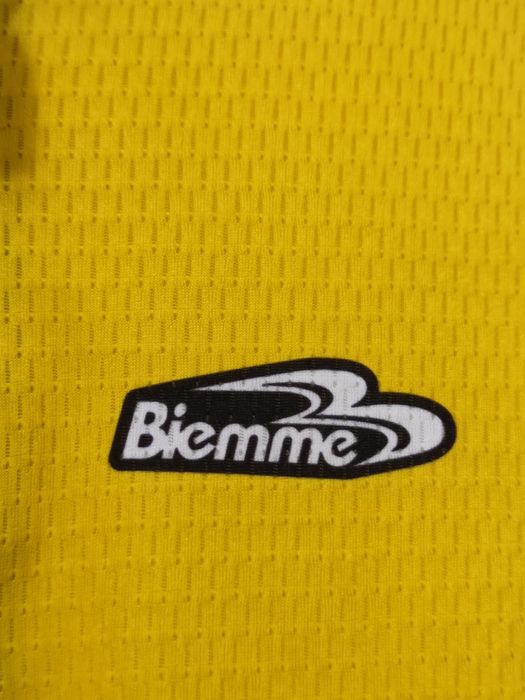 bluzka koszulka ciemna czarna żółta biała L Biemme classic sport retro