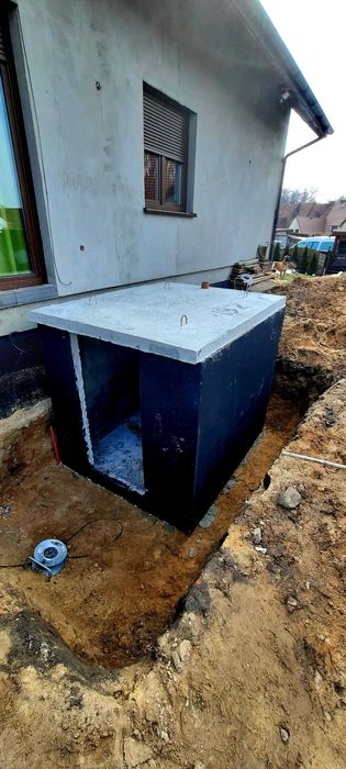 Piwniczka prostokątna betonowa ziemianka z sufitem prostym 3,5m GŁOWNO