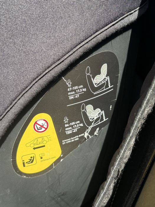 Fotelik Avionaut AEROFIX 2.0 z bazą IQ 0-18 kg fotel samochodowy