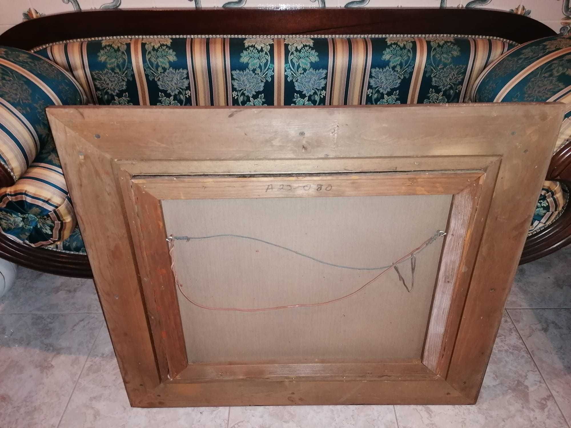 Quadro em óleo sobre tela - Origem USA