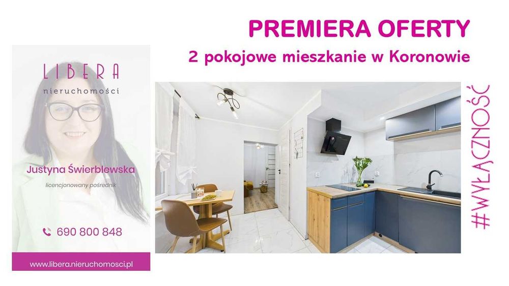 Nowoczesne mieszkanie w centrum Koronowa na sprzedaż