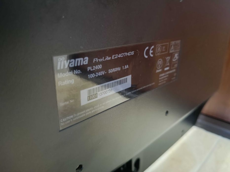 Monitor iiyama ProLite E2407HDS 23,6" VESA100mm 70000:1 z głośnikami