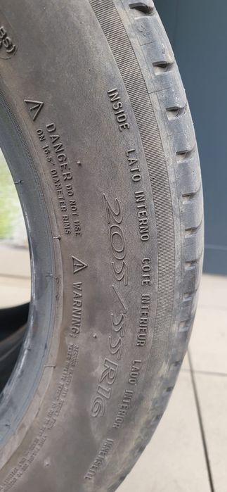 Opona Michelin 205/55R16 letnia używana