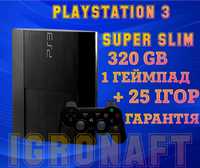 Playstation 3 Super Slim 320 GB | Ігрова консоль | приставка | Sony PS