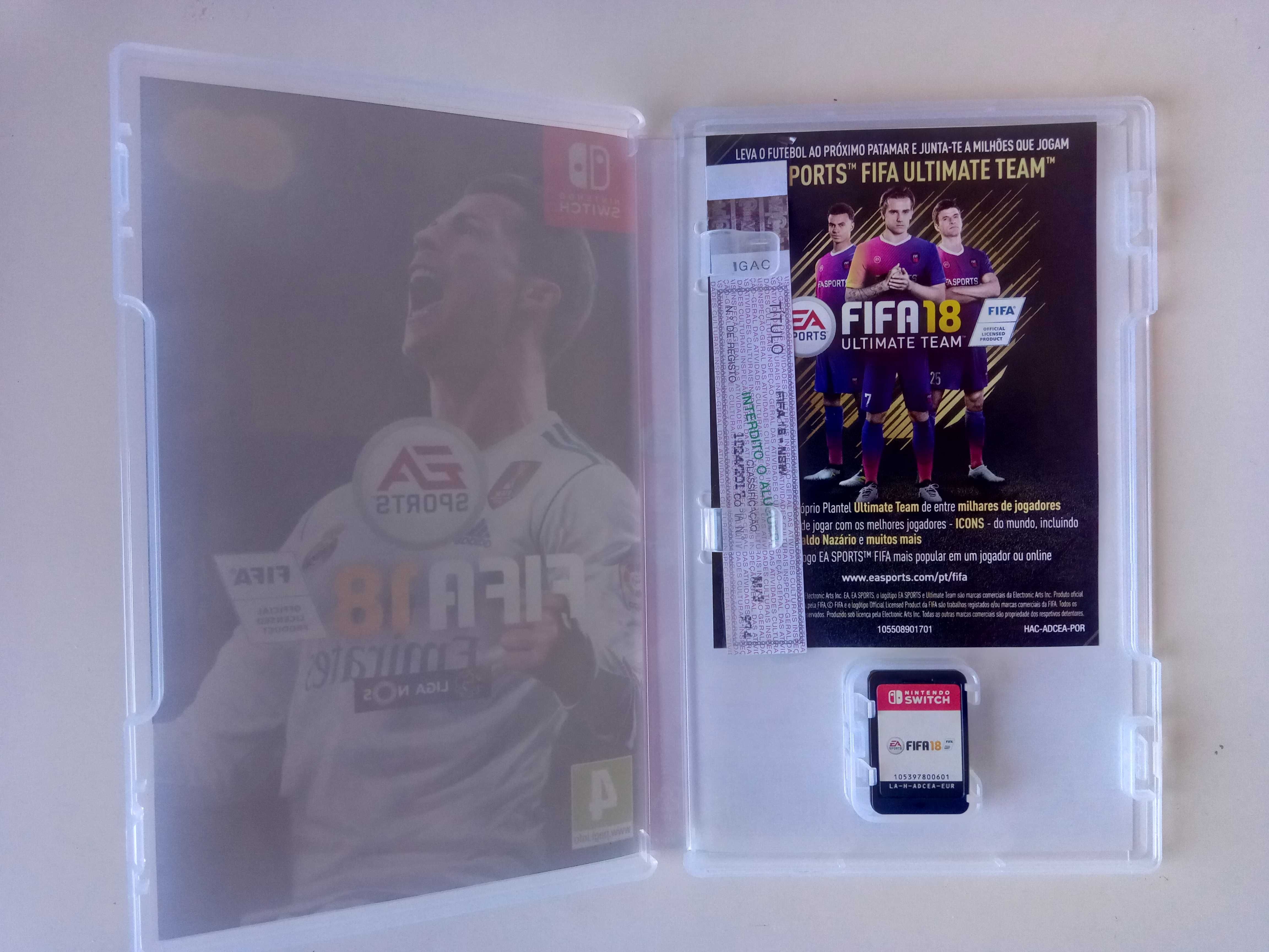 Fifa 18 - Nintendo Switch - Jogo - 24H Envio