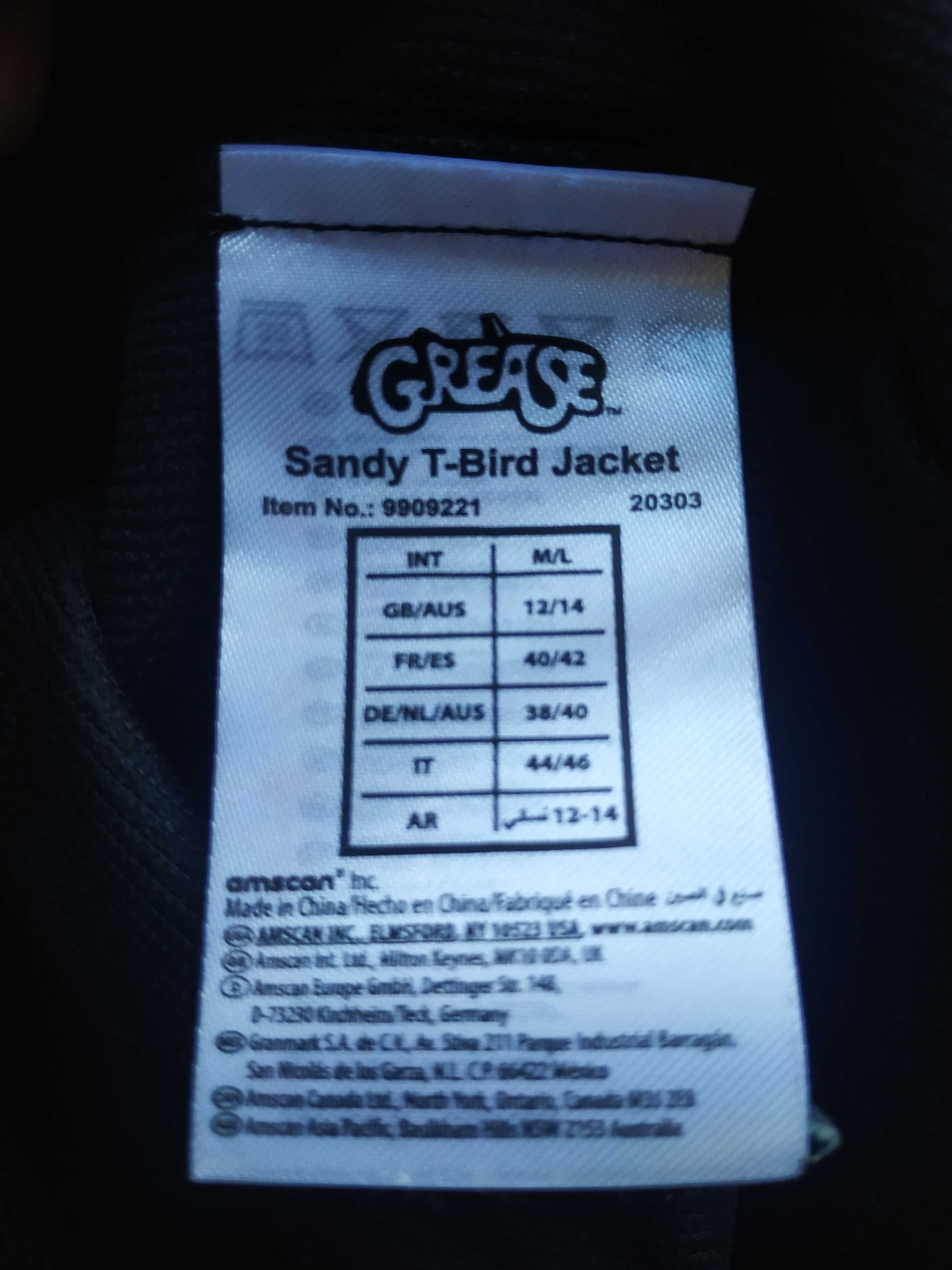 Куртка жакет Grease Sandy T-Bird Jacket винтажный стиль ретро. Хелоуин