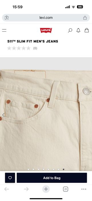 Джинси Levis  511 чоловічі 32/32