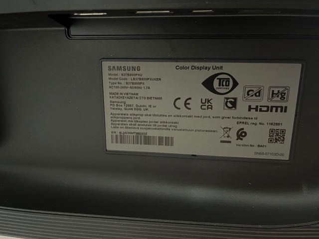 monitor SAMSUNG LED 27" ViewFinity S8 LS27B800PXUXEN gwarancja