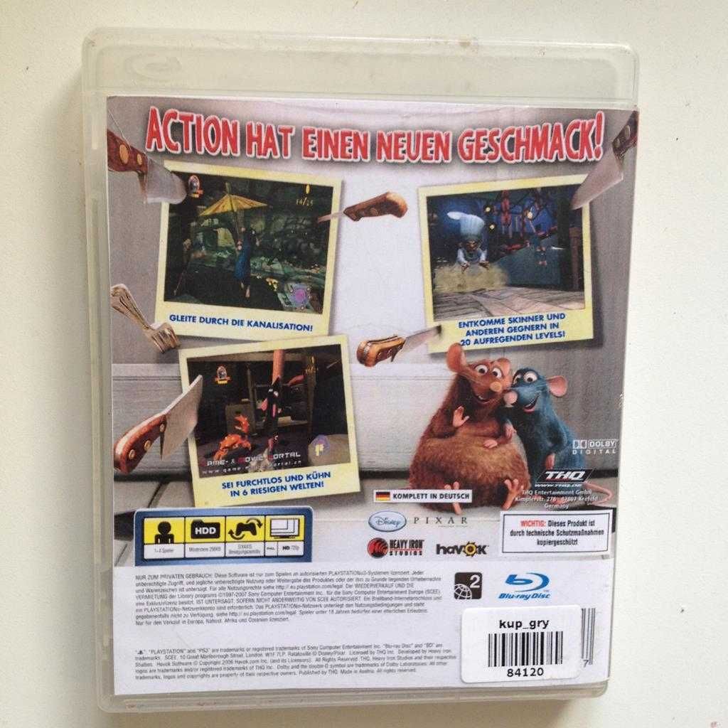 Ratatouille Ratatuj PlayStation 3 PS3 multi Sklep W-wa Ursynów