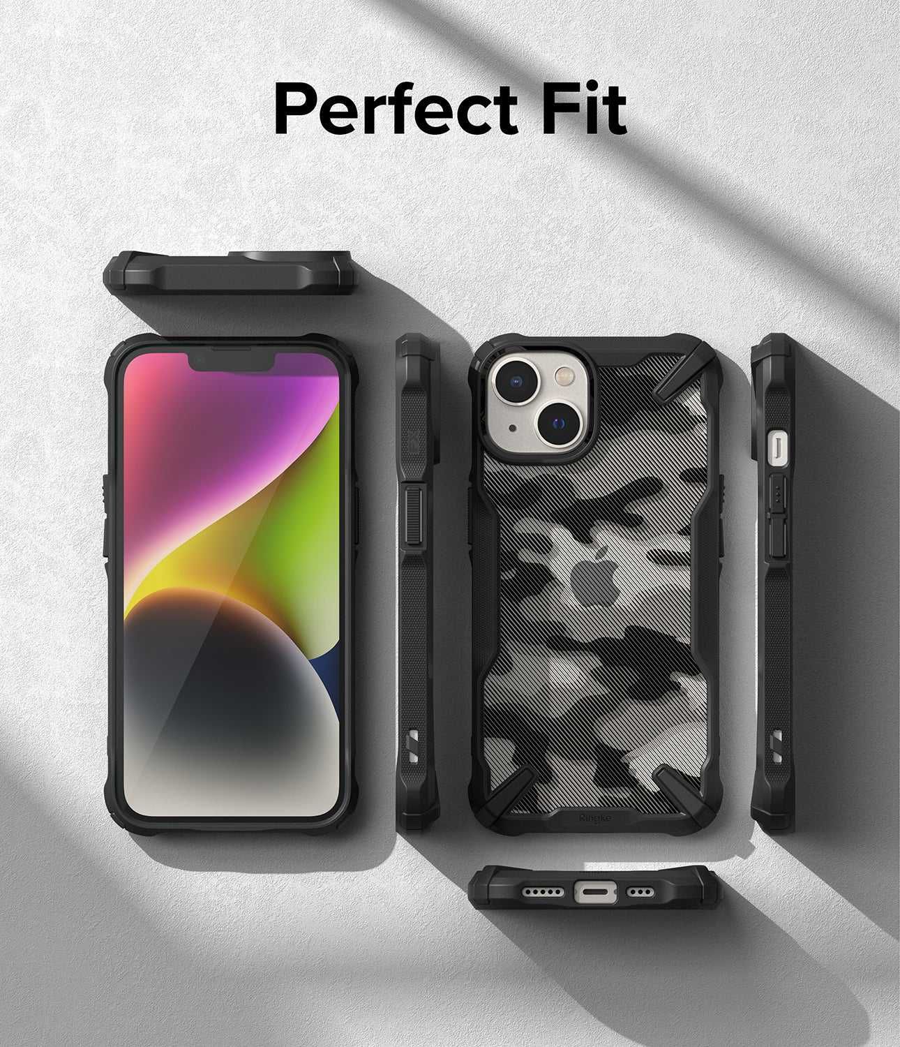 Чохол Ringke Fusion X Case для iPhone 14 Camo Black