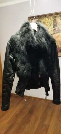 Куртка женская кожаная размер XS