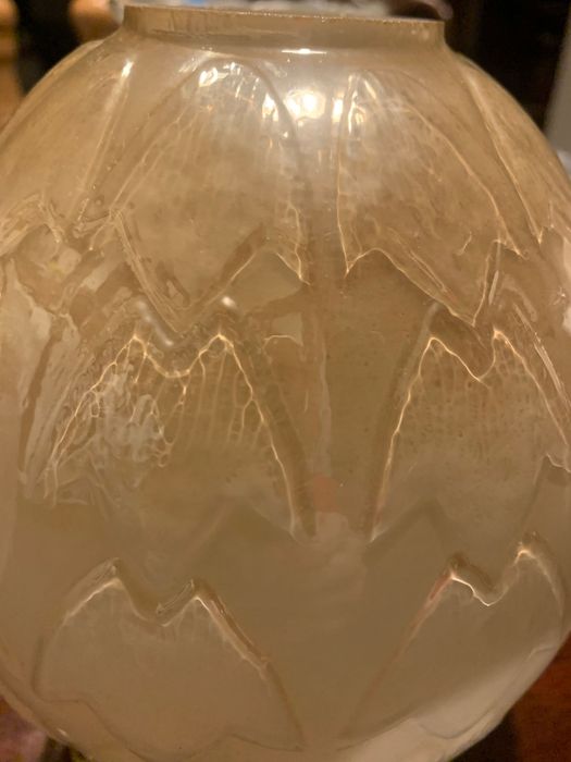 Szklane klosze do lampy prl