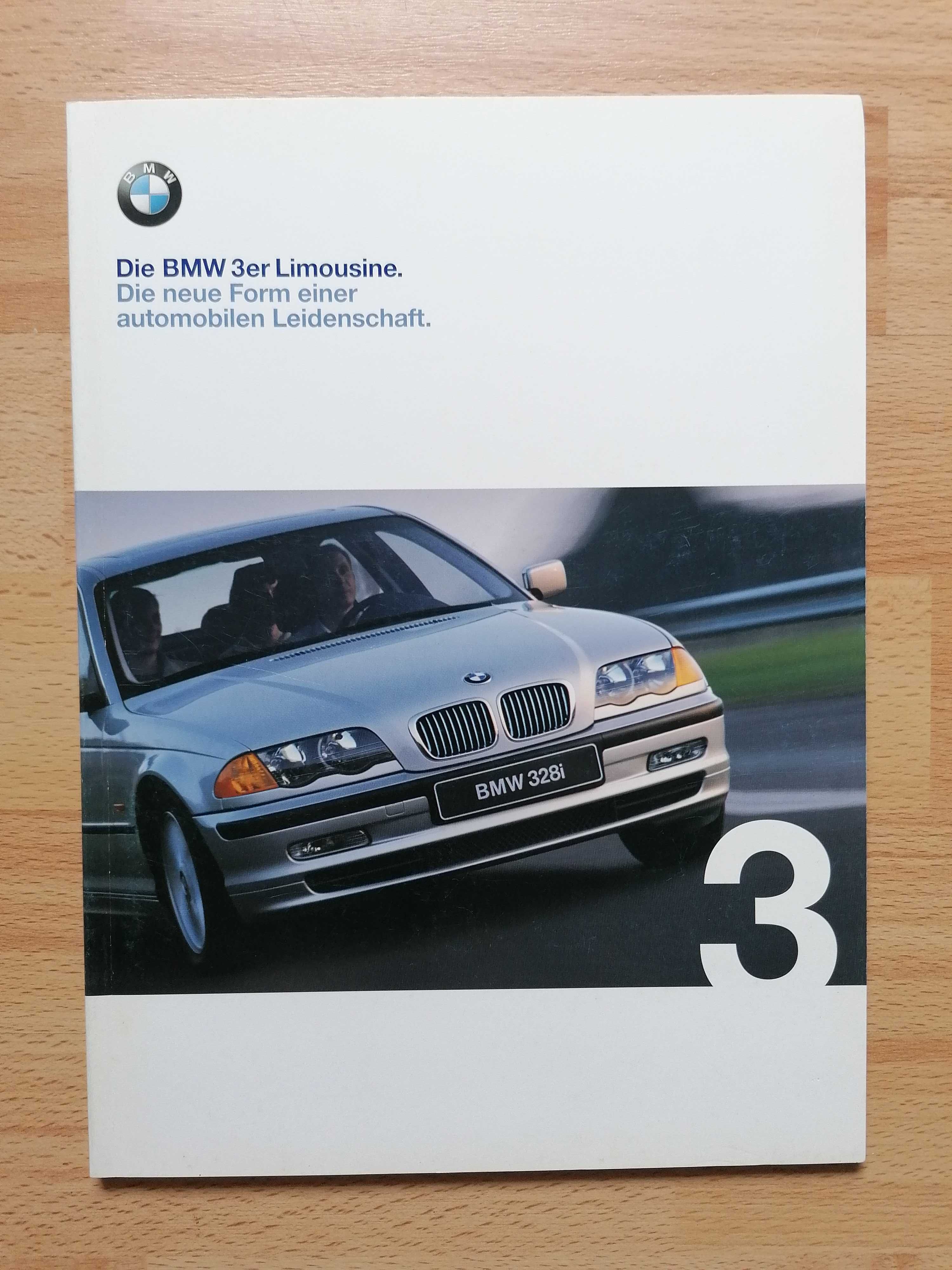 Prospekt BMW 3 E46 Sedan 316i 3180i 320i 323i 328i 320d 330d.