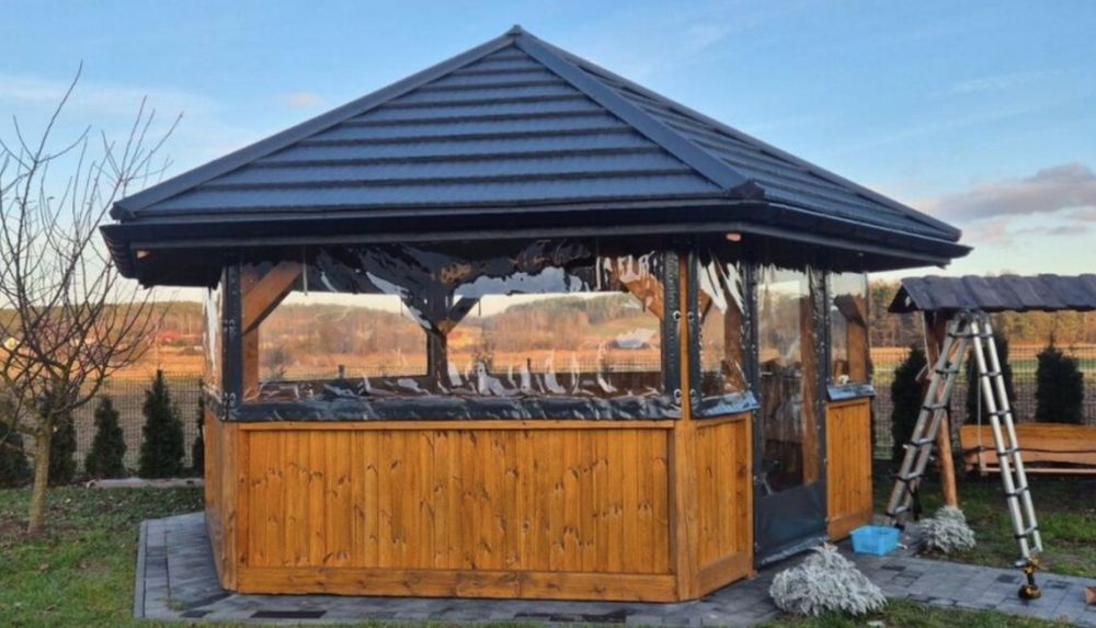 Plandeki na altany tarasy