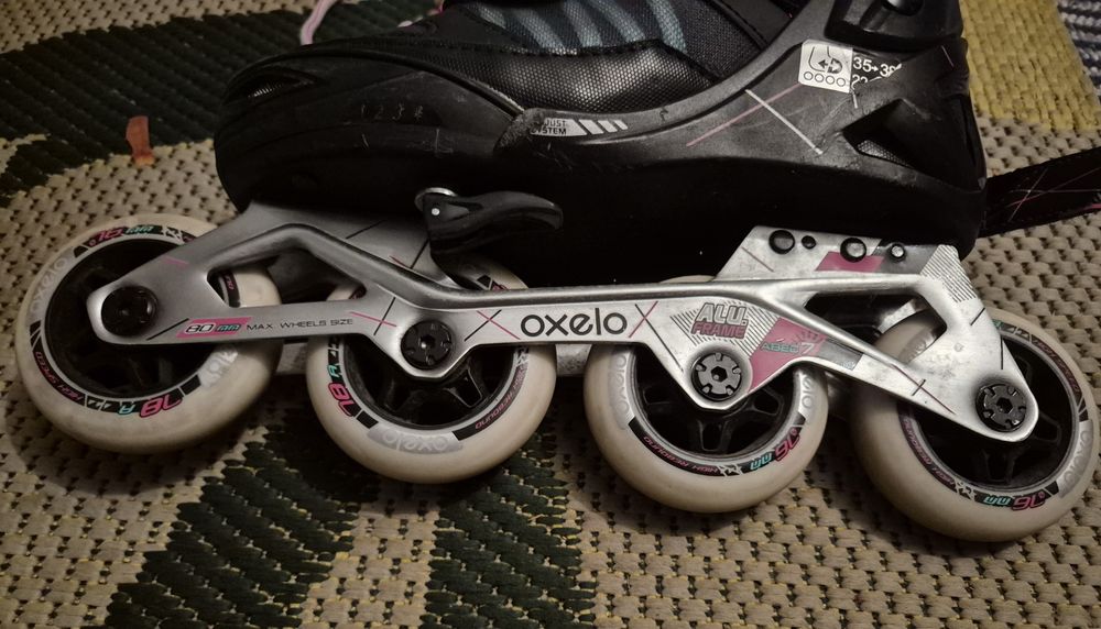 Patins em linha Oxelo COMO NOVOS