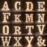 Letras de LED para decoração, festas, anúncios - novo modelo