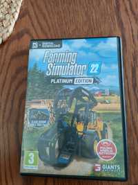 Farming Simulator 22 Platinum Edition Pc DVD.