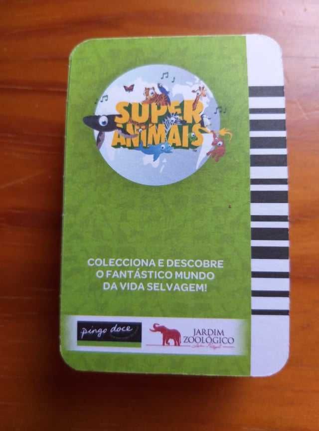 Cartas Super Animais Pingo Doce