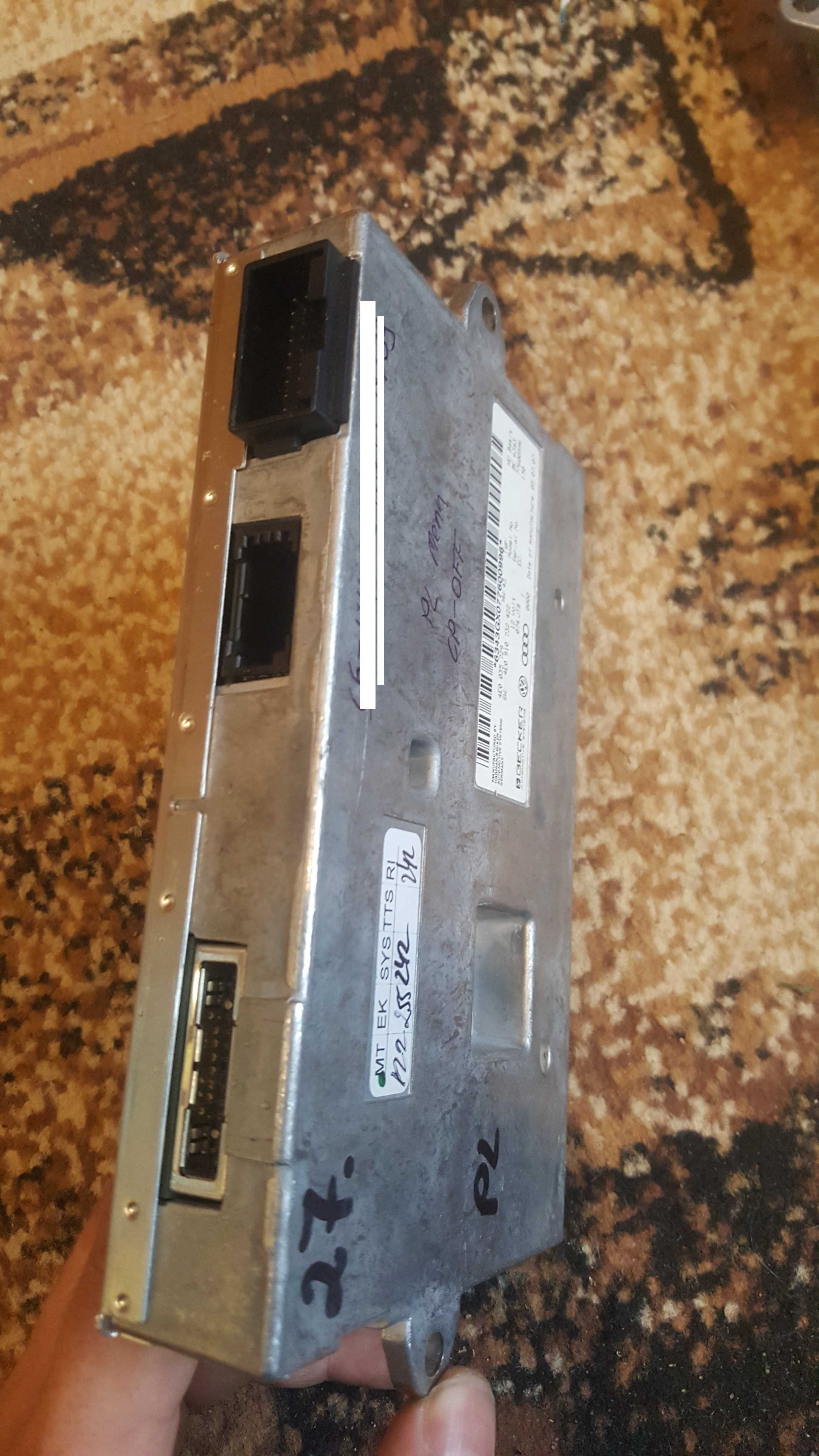 MMI 2G moduł sterownik A6C6 CP OFF A6 Q7 A8 działa głos i funkcje