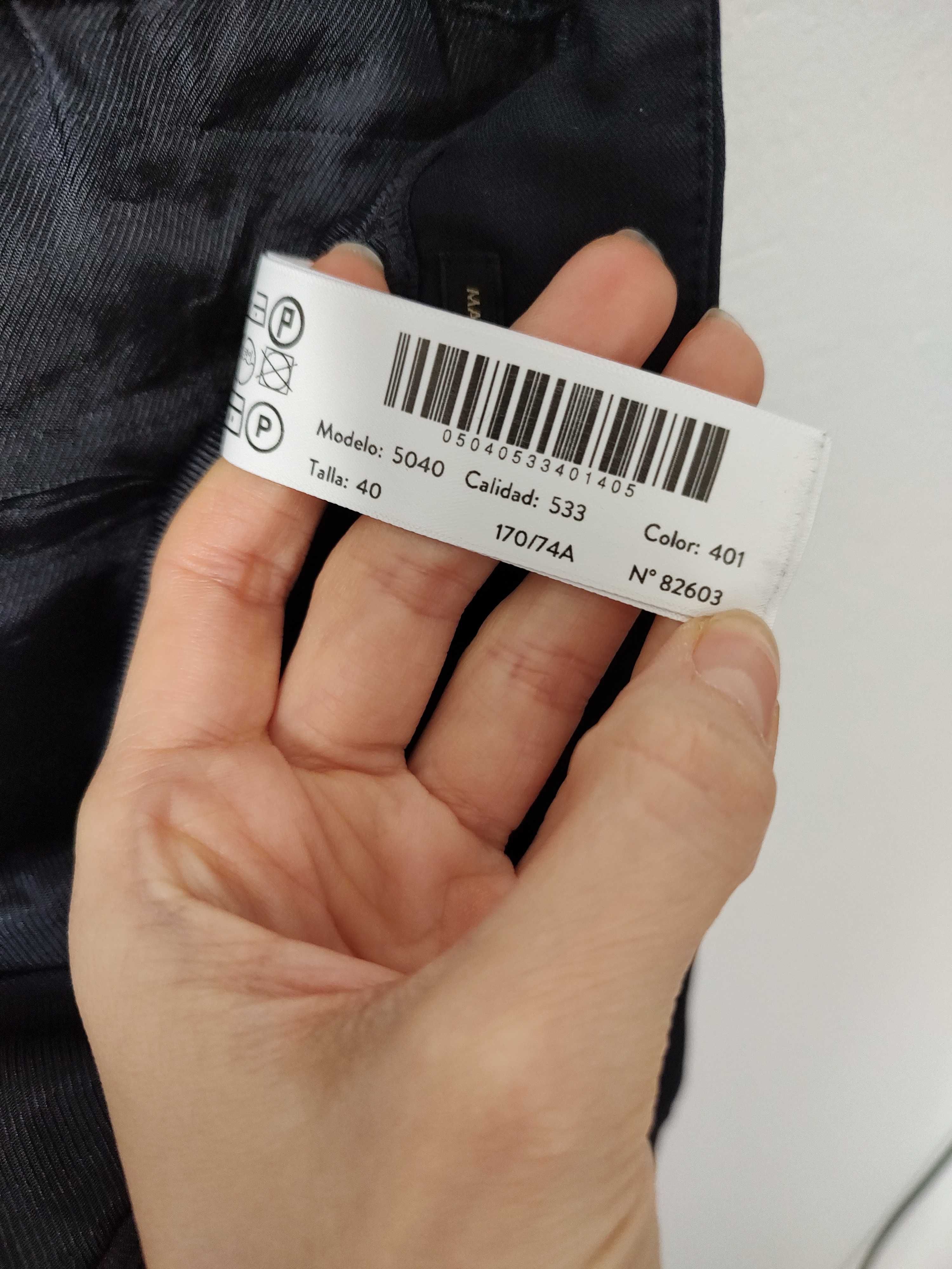 Spodnie Damskie Cygaretki Materiałowe Chinosy M/L Massimo Dutti