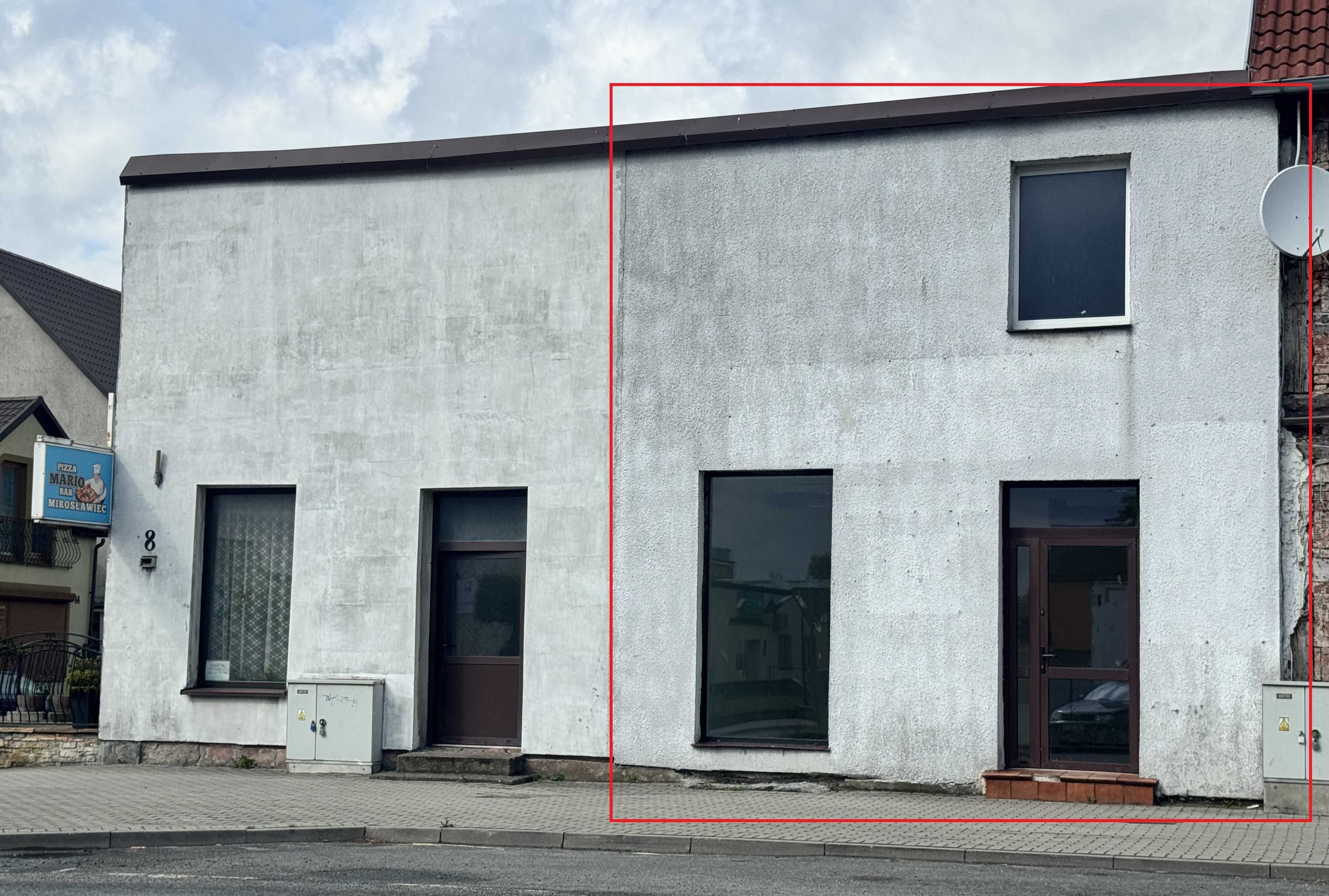 Lokal usługowy przy DK10 – 37 m² + strych.