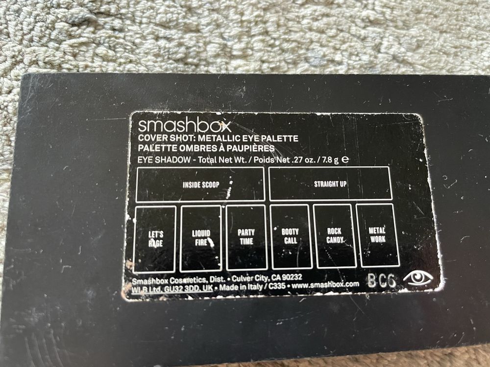 Smashbox paletka cieni do oczu używana stan bdb