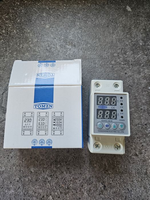 Реле напряжение TOMZN, EARU, 40A, 63A. Wi-Fi