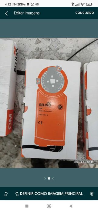 Registo elétrico corta fogo Belimo último modelo, novo na caixa