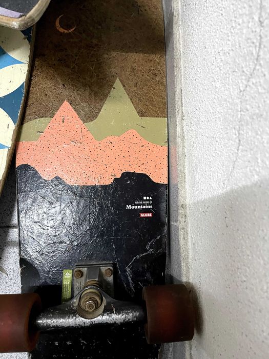 4 tábua skate profissional + rolamentos  bones