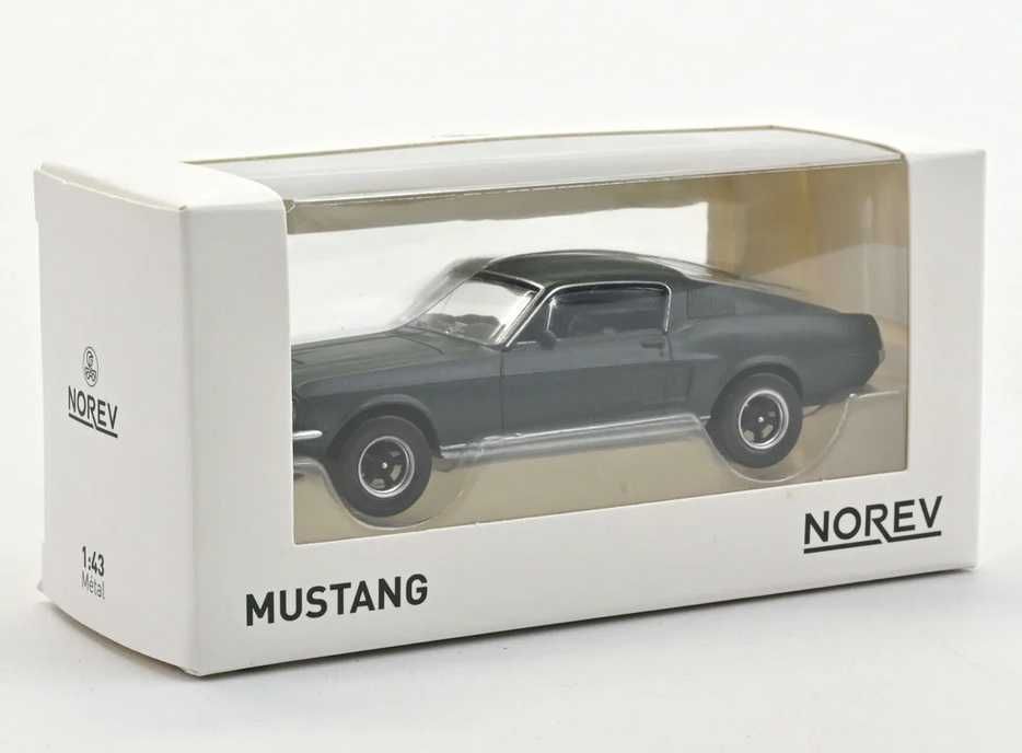 Miniaturas filme "Bullit", Norev 1/43: Mustang e Charger