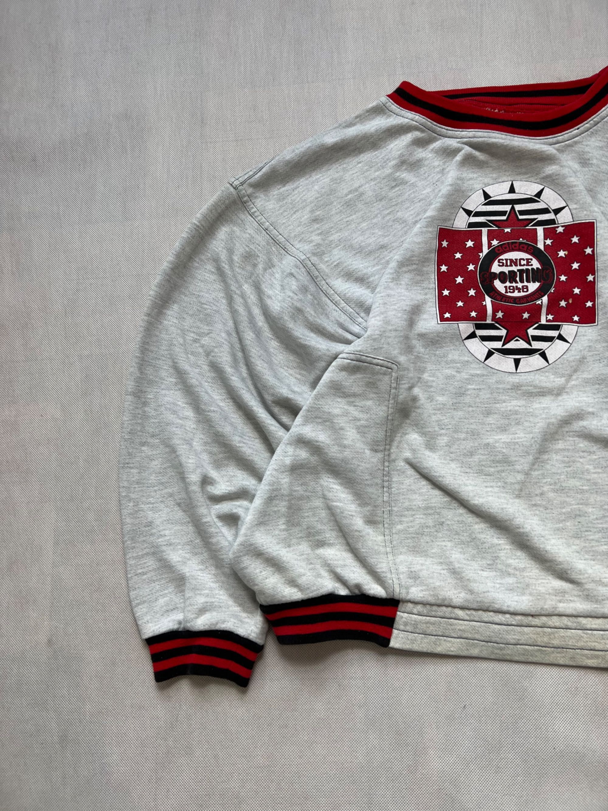 Bluza Adidas Athletic Garments vintage 90’s boxy fit 63x64 cm