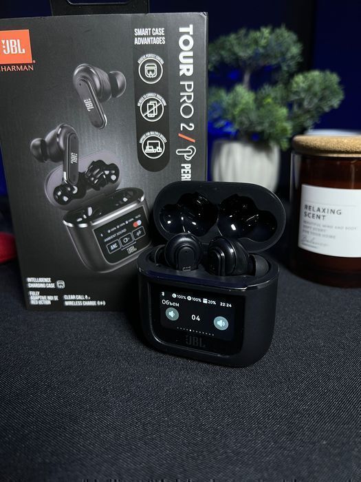 Бездротові навушники JBL Tour Pro 2 (Lux) ANC+ENC  (2025 gen) (є ОПТ)