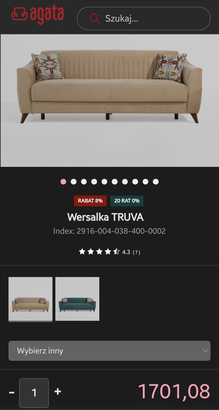 Wersalka - TRUVA