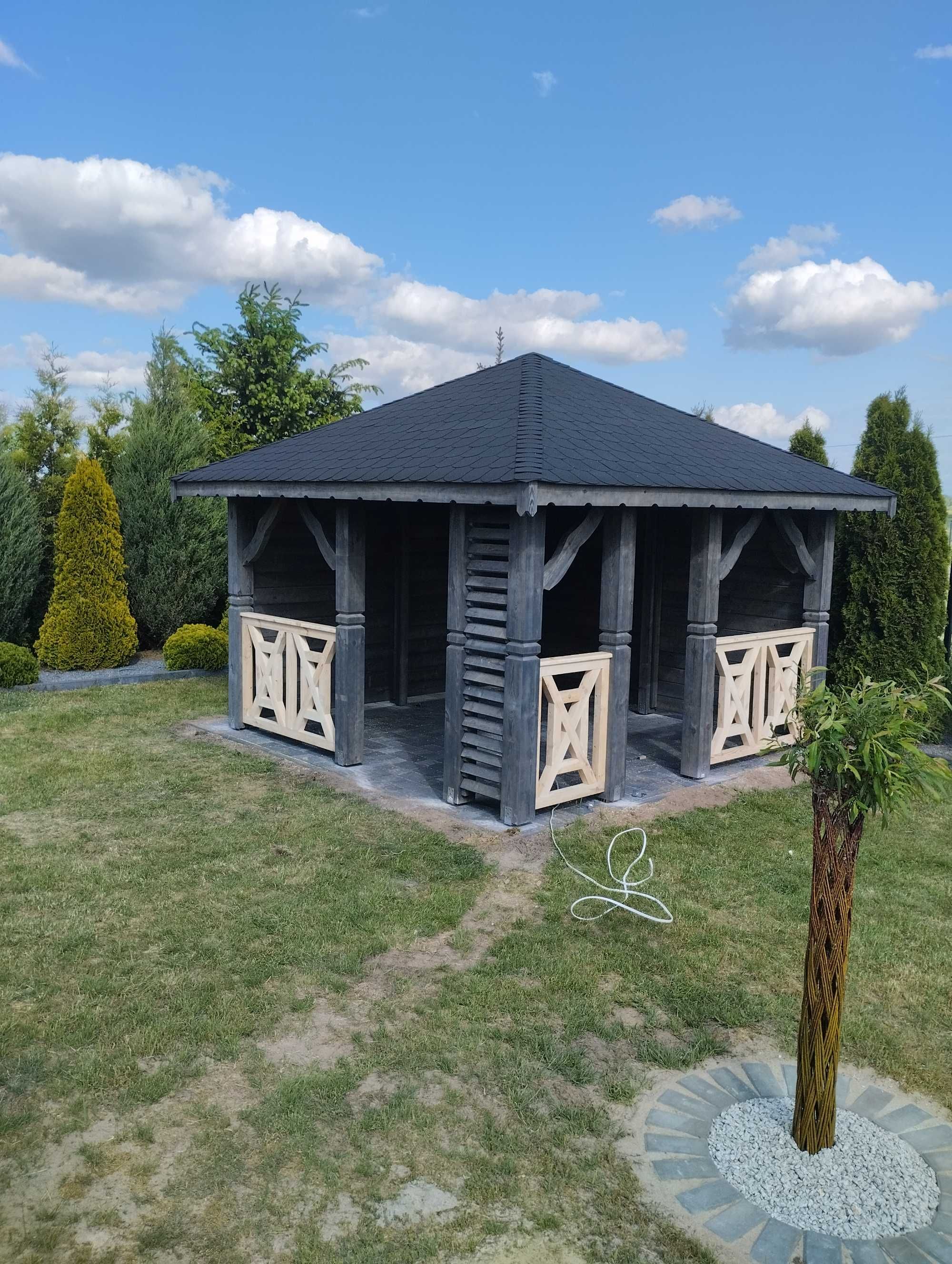 Altana ogrodowa Dębowa 3,5 X3,5m
