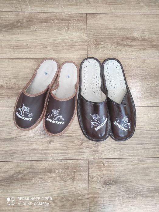 Kapcie skórzane z Zakopanego