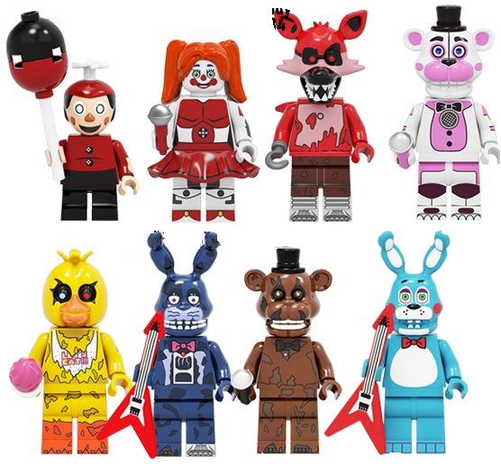 Figura tipo lego Five Night at Freddys (nova)