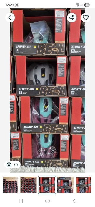 Kask rowerowy Bell 4 forty Mtb okazja pakiet komplet